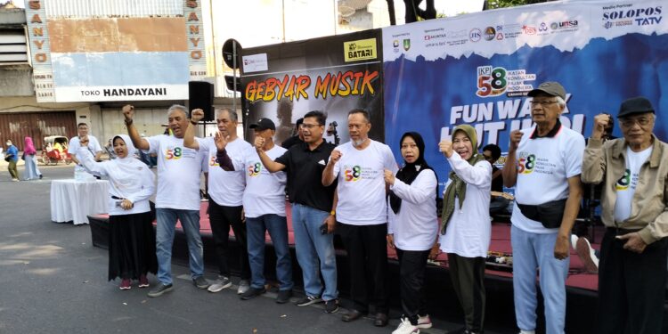Saya Kompeten! IKPI Surakarta Gelar HUT Ke-58 di CFD , Ada Fun Walk , Senam dan Gebyar Musik