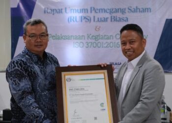 PT. Tirta Asasta Raih ISO 37001:2016 Dan Gelar