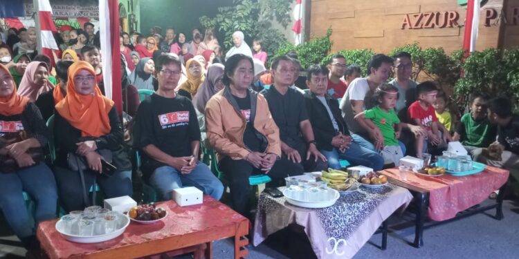 Dimalam Puncak Acara Peringatan HUT ke 78 Kemerdekaan RI Bacaleg DPRD Provinsi Jawa Barat Wisnu Aji Berikan Motivasi