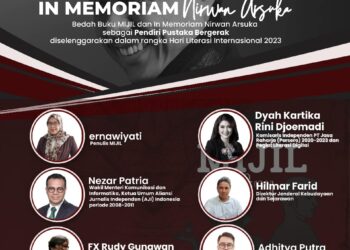 Bedah Buku MIJIL Upaya Hilirisasi Kebudayaan Indonesia Melalui Literasi dan In Memoriam Nirwan Arsuka Pendiri Pustaka Bergerak