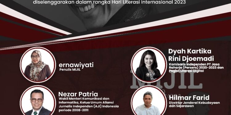 Bedah Buku MIJIL Upaya Hilirisasi Kebudayaan Indonesia Melalui Literasi dan In Memoriam Nirwan Arsuka Pendiri Pustaka Bergerak