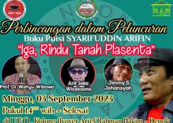 Peluncuran Buku Karya Syarifuddin Arifin; “IGA, RINDU TANAH PLASENTA”