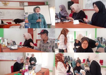 Srikandi Gibas Gelar Rutinitas Pengecekan Kesehatan dan Gurah Mata Gratis