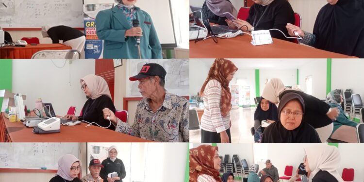 Srikandi Gibas Gelar Rutinitas Pengecekan Kesehatan dan Gurah Mata Gratis