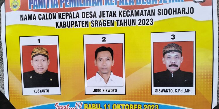 Bupati Klaim Pilkades Sragen Tanpa Serangan Fajar