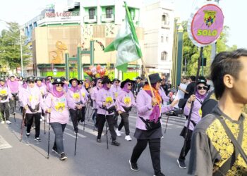 Ribuan Nordickers Ramaikan CFD Solo , dalam agenda Silaturahmi Akbar KJNI