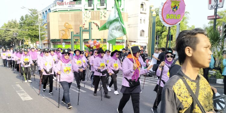 Ribuan Nordickers Ramaikan CFD Solo , dalam agenda Silaturahmi Akbar KJNI