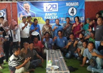 Tolak Caleg Mobil Mogok..! Umar PAN Blusukan Terus di Kawasan Cawas Klaten