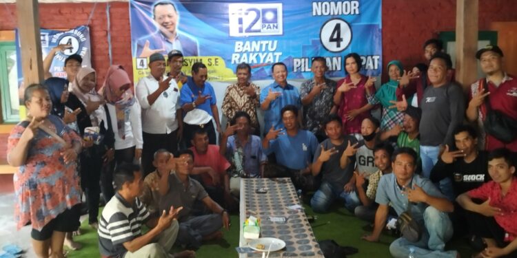 Tolak Caleg Mobil Mogok..! Umar PAN Blusukan Terus di Kawasan Cawas Klaten