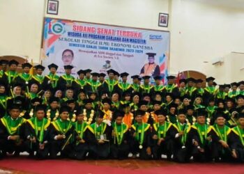 SEKOLAH TINGGI ILMU EKONOMI GANESHA SUKSES MEWISUDA 214 ORANG  MAGISTER MANAJEMEN, SARJANA MANAJEMEN & SARJANA AKUNTANSI
