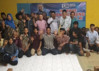 Pulang Kampung , Caleg PAN DPR-RI Umar Hasyim , Disambut Antusias Warga Jimbung Klaten