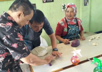 Kunjungi Kampung Kreatif UMKM di Krakitan Klaten , Caleg PAN Bertekat Datangkan Mendag Zulhas