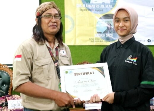 SWI Jepara Apresiasi Workshop Jurnalistik Rainbow MAN 1 Jepara