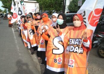 Flashmob Nasional PKS di Kota Solo 