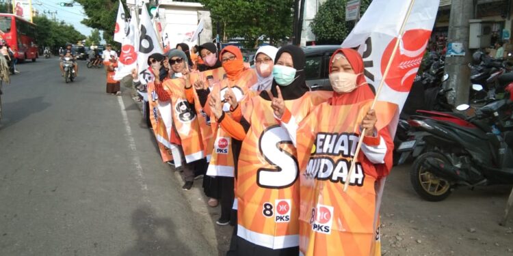 Flashmob Nasional PKS di Kota Solo 