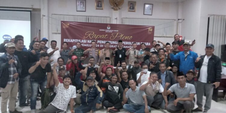 Rekapitulasi di PPK Tapos akhirnya selesai