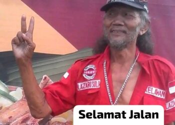 In Memoriam Seniman Eksentrik Ampek Lazaro, dikenal sebagai relawan Jokowi Ganjar dan PDIP