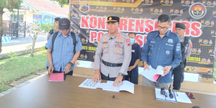 Polisi Sragen Update ; Kriminal di Plupuh dan Sukodono , Ada Nyuri Gabah Pakai N Max
