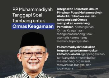 Muhammadiyah Diminta Tak Buru buru Terima Ijin Usaha Pertambangan, Umar Hasyim : Jaga Marwah Persyarikatan