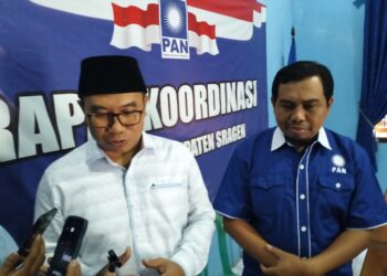 SEMARAK DINAMIKA POLITIK JELANG PILKADA SRAGEN 2024 TENAGA AHLI UTAMA KSP SIGIT PAMUNGKAS KE DPD PAN