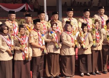 ” Mendarah Daging ” Cerita Kakak Pembina Pramuka Magdalena Muryati Jadi Juara Satu Kamabigus Surakarta 