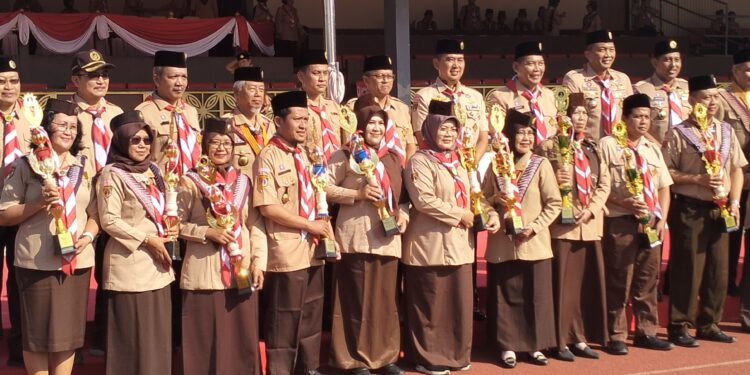 ” Mendarah Daging ” Cerita Kakak Pembina Pramuka Magdalena Muryati Jadi Juara Satu Kamabigus Surakarta