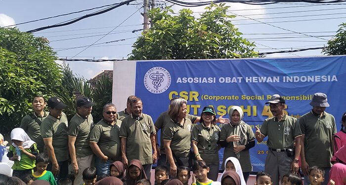 Kampanye Daging Ayam Telur HUT 45 ASOHI ( Asosiasi Obat Hewan Indonesia ) di Ngringo Jaten
