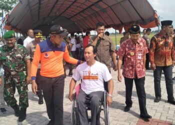 Gubernur Terpilih Ahmad Luthfi Jadi Bapak Asuh Disabilitas , Hadiri Apel Siaga Bencana