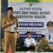 Bupati Sragen Sigit, Tak Ada Program 100 Hari , Segerakan Kerja Diawali Gratiskan PBB