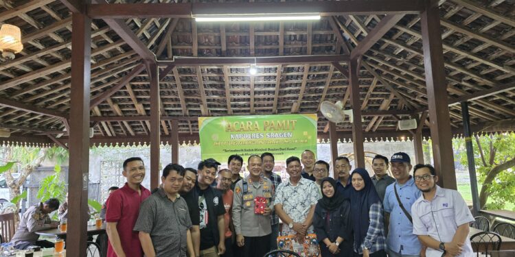 Kapolres Petrus Pamit , Awak Media Sragen Merasa Kehilangan 