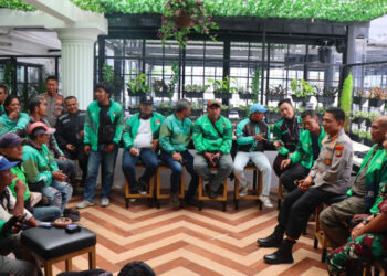 Kapolres Metro Depok Bersama  Dandim, Gelar Doa Bersama untuk Almarhum Affan Kurniawan Korban Demo DPR RI 