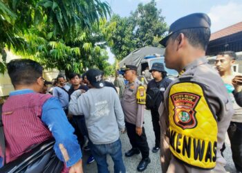 Operasi Pekat 2025, Polres Metro Depok Jaring Tujuh Orang Debt Collector (Matel)