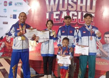 Atlet Wushu Depok Raih Medali di Indonesian Wushu League 2025