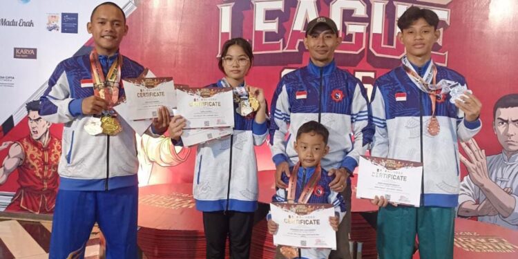 Atlet Wushu Depok Raih Medali di Indonesian Wushu League 2025