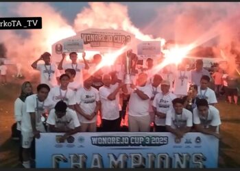 Samba Persada FC Champion di Wonorejo Cup ke-3 , Hadiah Disumbangkan Ke Panti Asuhan Terdekat 