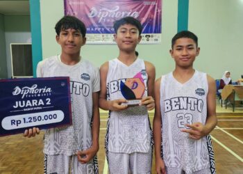 Team Basket Ball Putra SMPN 3 BENTO Raih Juara 2 dan Team Putri Raih Juara 3, Turnamen Diphoria Fest 2025