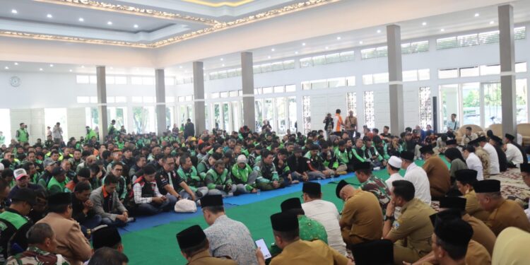 Doa Bersama Forkopimda dan Ojol, Kapolres Garut Harap Garut Tetap Aman dan Kondusif