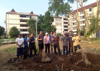 Sinergi Warga Rusunawa Depok : Merajut Harapan dari Lahan Kering Hingga Hadir Lapangan Voli