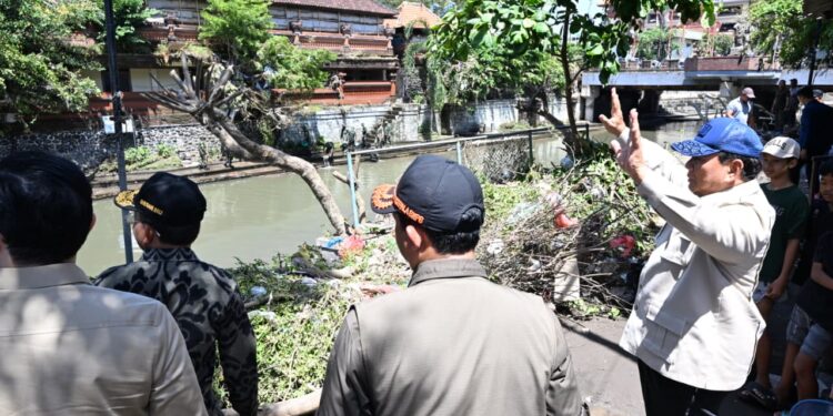 Presiden Republik Indonesia Didampingi Kepala BNPB, Tinjau Lokasi Terdampak Banjir Denpasar