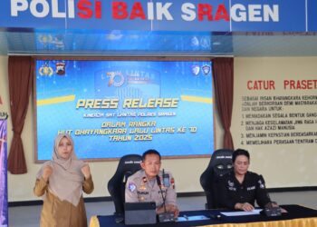 Polres Sragen Hadirkan Edukasi, Inovasi, dan Aksi Nyata di HUT Lalu Lintas ke-70