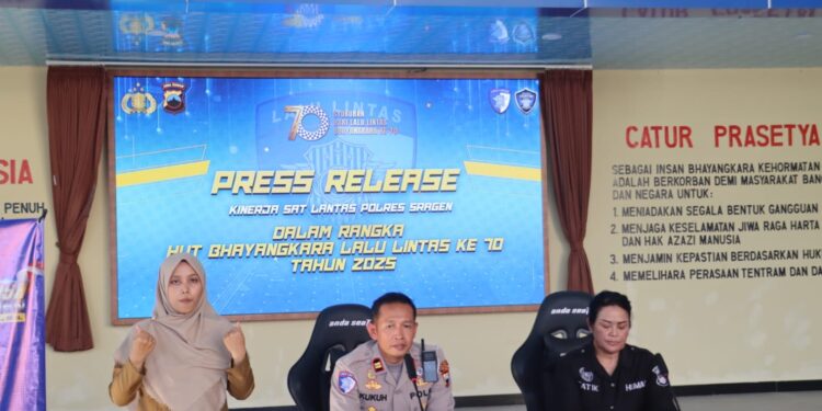 Polres Sragen Hadirkan Edukasi, Inovasi, dan Aksi Nyata di HUT Lalu Lintas ke-70