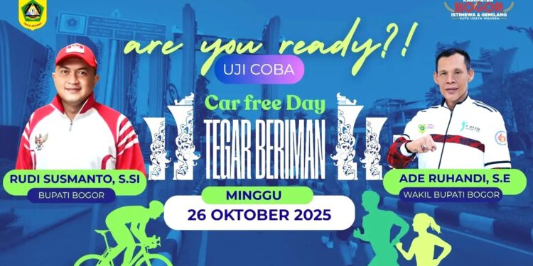 AKHIR PEKAN TANPA POLUSI ! Warga Cibinong Bisa Nikmati Car Free Day Perdana di Jl. Tegar Beriman