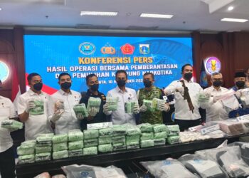 1.259 Orang dalam Operasi Bersama Pemberantasan Kampung Narkoba Diamankan BNN