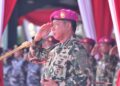 HUT ke-80  Korps Marinir TNI AL di Kesatrian Marinir R. Hartono Cilandak