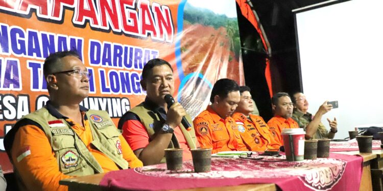 BNPB Pastikan Semua Komponen Bergerak Bersama dalam Penanganan Darurat Tanah Longsor Cilacap