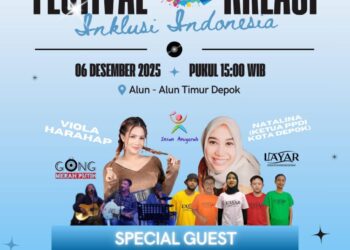 Depok Hadirkan Festival Kreasi Inklusi Indonesia untuk Hari Disabilitas Internasional 2025