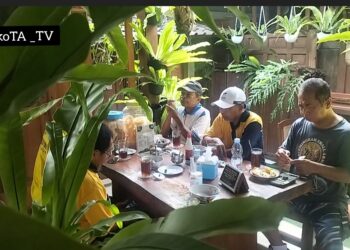 Jalan Sehat Milad Muhammadiyah di Tipes Solo Finish Dengan Nyaoto Bersama