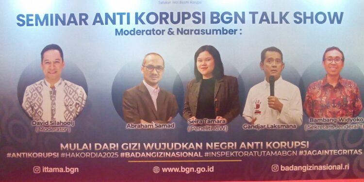HAKORDIA 2025: Satukan Aksi, Basmi Korupsi Seminar Anti Korupsi “BGN Talk Show”: Mulai dari Gizi, Wujudkan Negeri Anti Korupsi