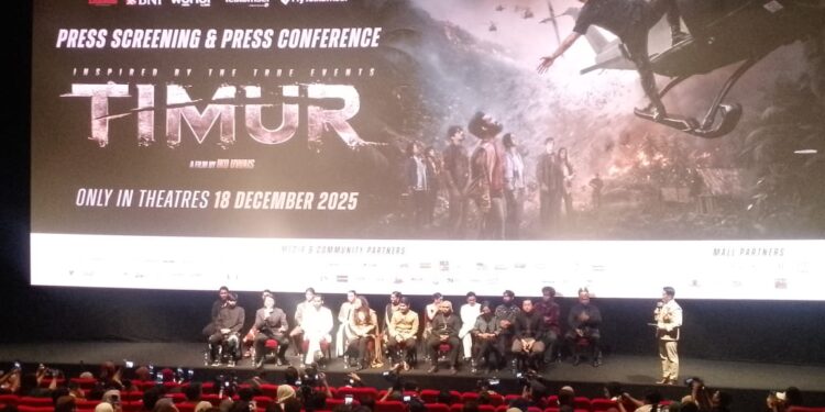 Film Timur Gelar Gala Premiere Tak Biasa, Ubah Epicentrum XXI Jadi Hutan Rimba, Penonton Kagum dan Banjir Air Mata