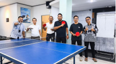 Sambut HUT BRI ke-130, BRI BO Ciputat Gelar Brilian Sportacular Perlombaan Tenis Meja
